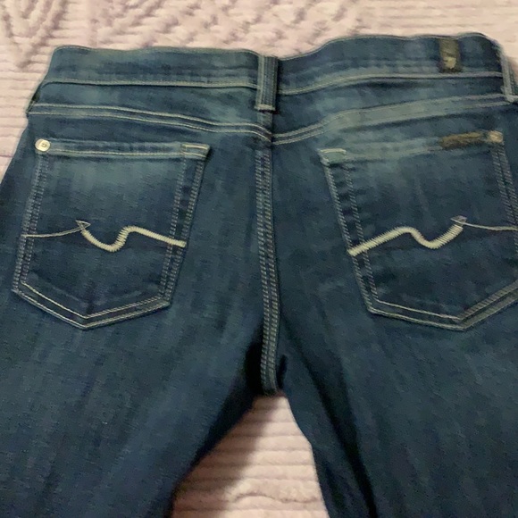 EUC “7 for All Mankind” Blue jeans - Picture 6 of 7